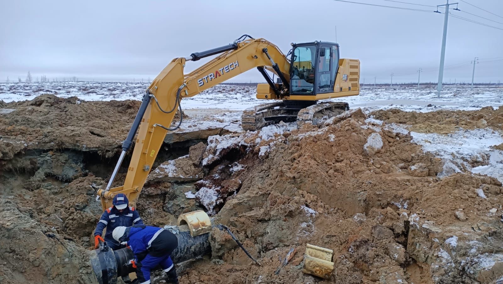 Какие работы в Ноябрьске выполняет экскаватор