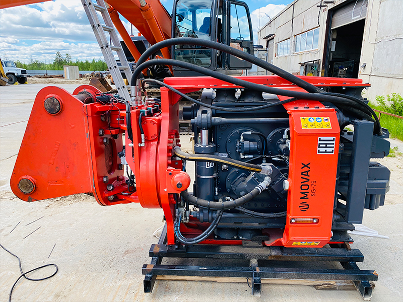 Иллюстрация аренды навесного оборудования и вибропогружателя